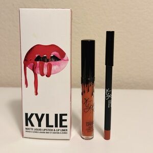 Kylie Cosmetics Matte Liquid Lipstick & Lip Liner Set Pumpkin Holiday Gift
